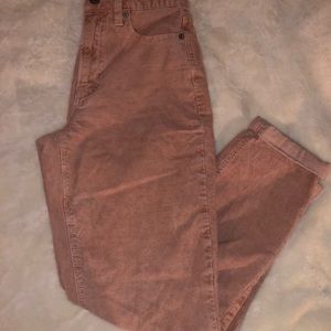 pink corduroy mom jeans